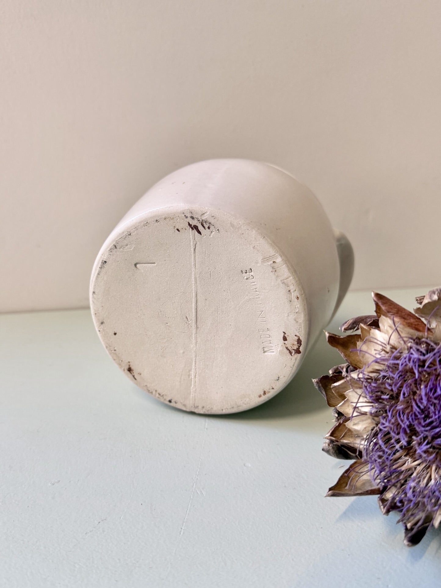 Pot en grès emaillé