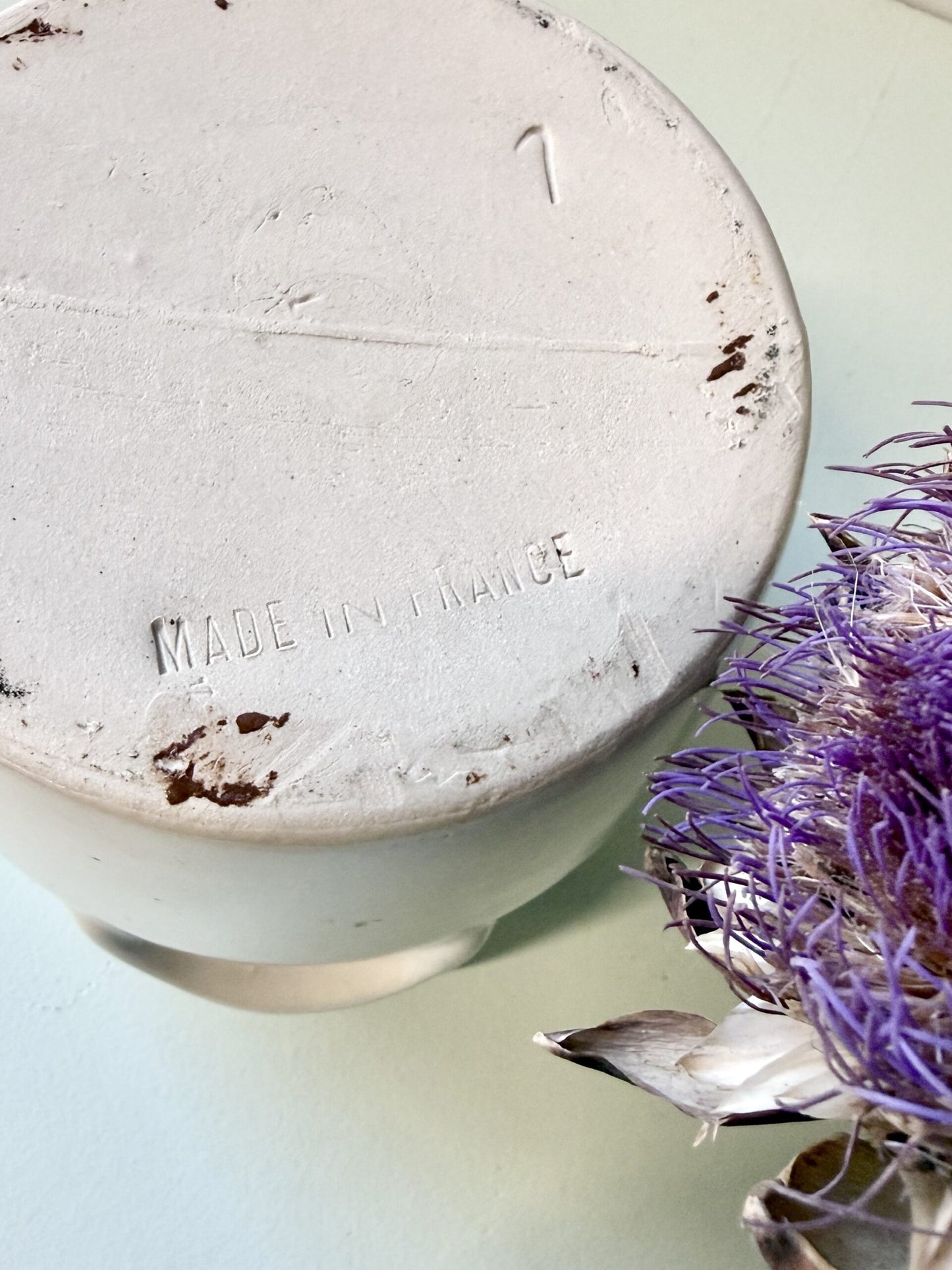 Pot en grès emaillé