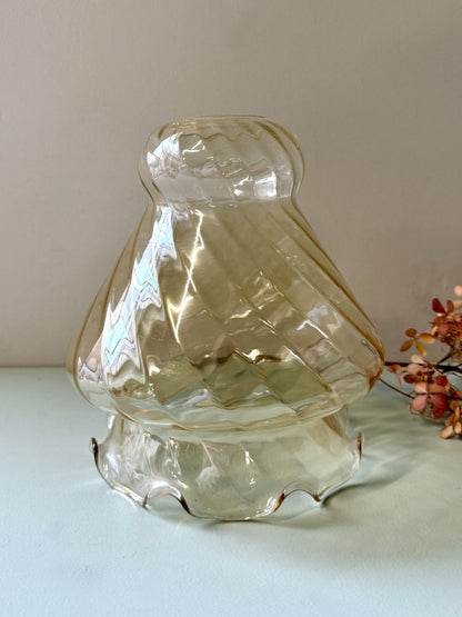 Abat-jour tulipe en verre