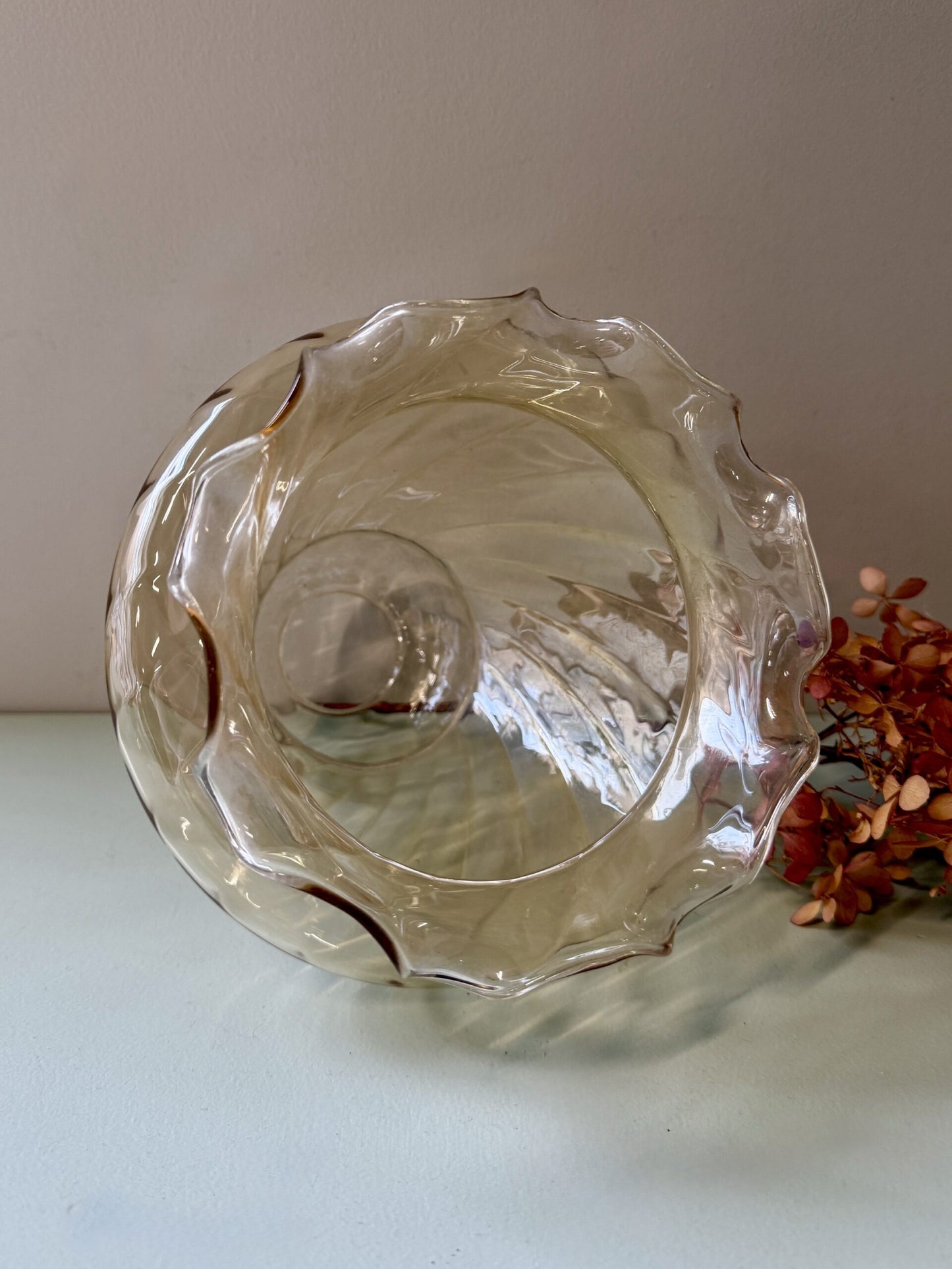 Abat-jour tulipe en verre