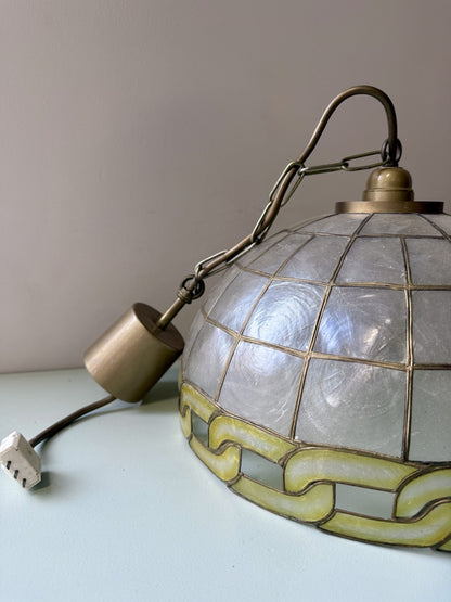 Abat-jour en nacre année 70