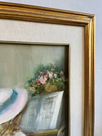 Tableau petite fille au piano