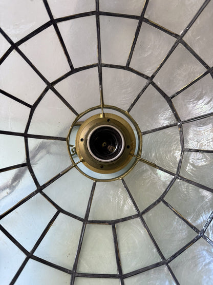 Abat-jour en nacre année 70