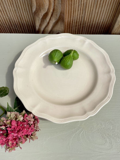 Compotier Sarreguemines blanc – Ø 25 cm