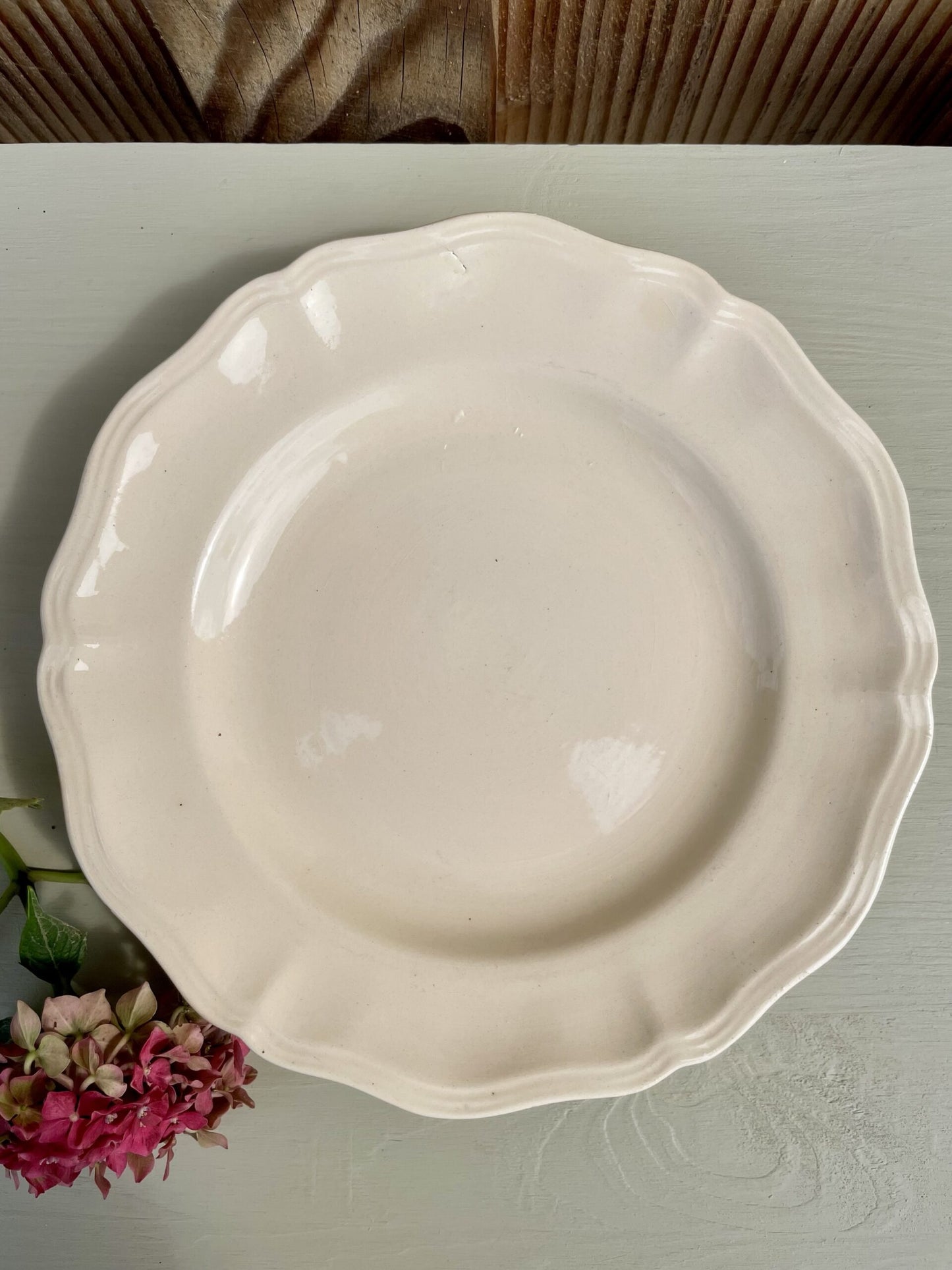 Compotier Sarreguemines blanc – Ø 25 cm