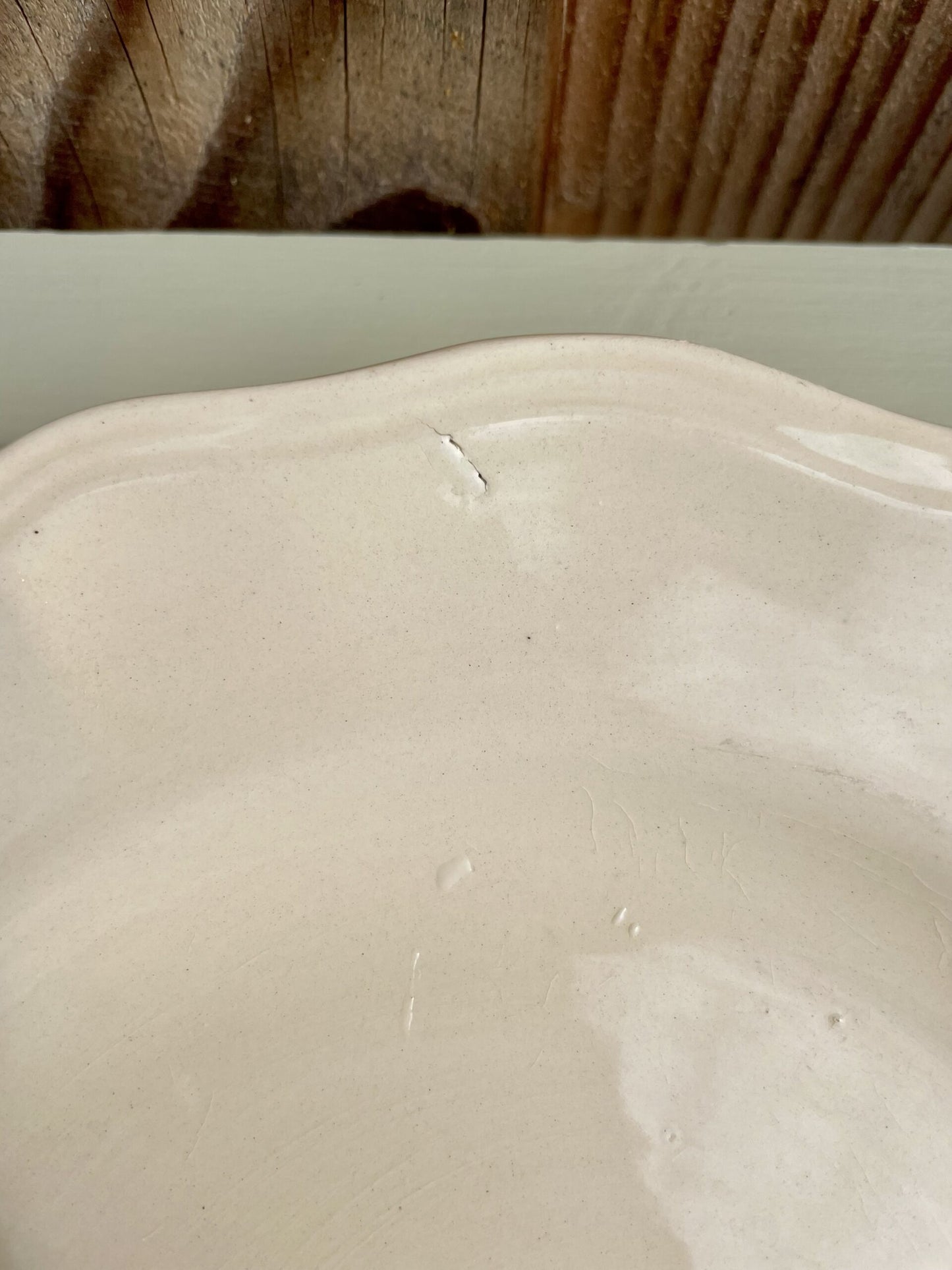 Compotier Sarreguemines blanc – Ø 25 cm