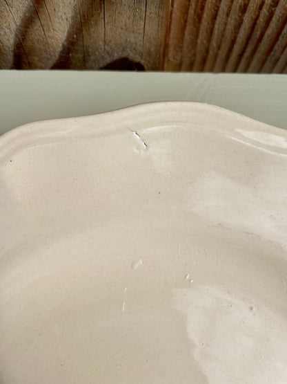 Compotier Sarreguemines blanc – Ø 25 cm