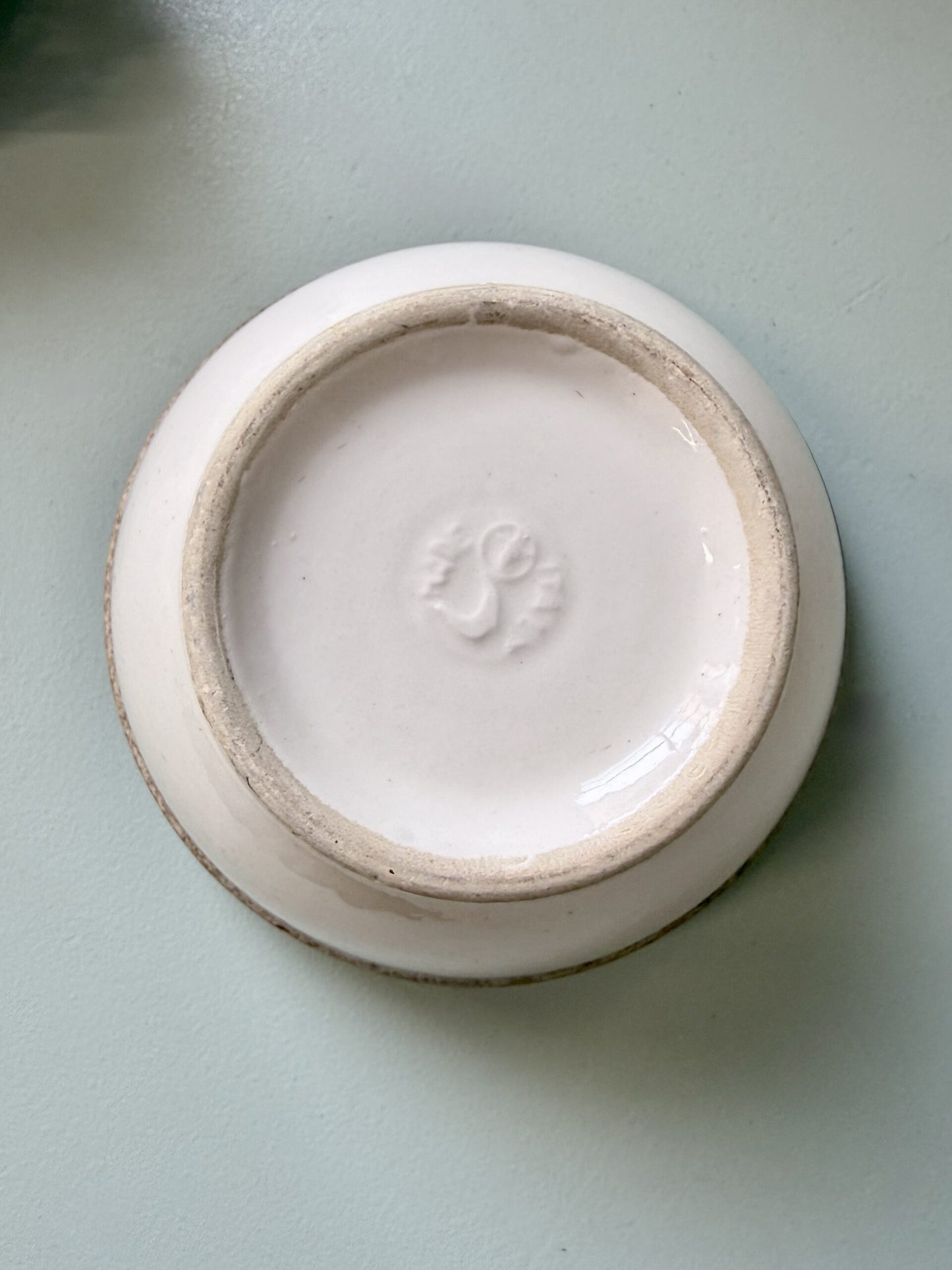 Bol émaillé marron et beige - lot de 4