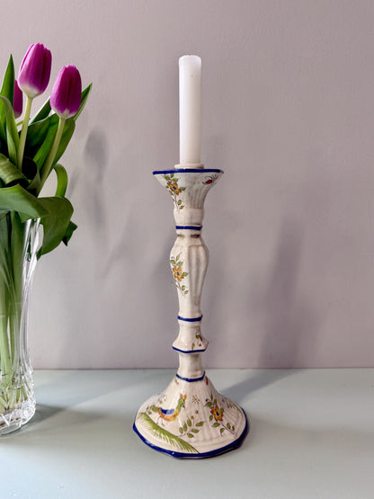 Chandelier en faïence vintage