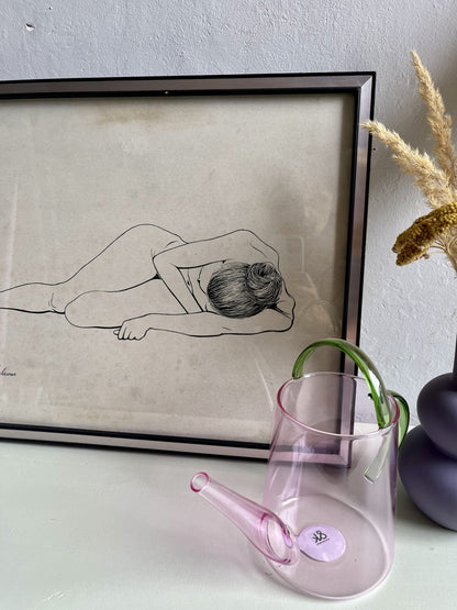 Tableau femme couchée Delacoux