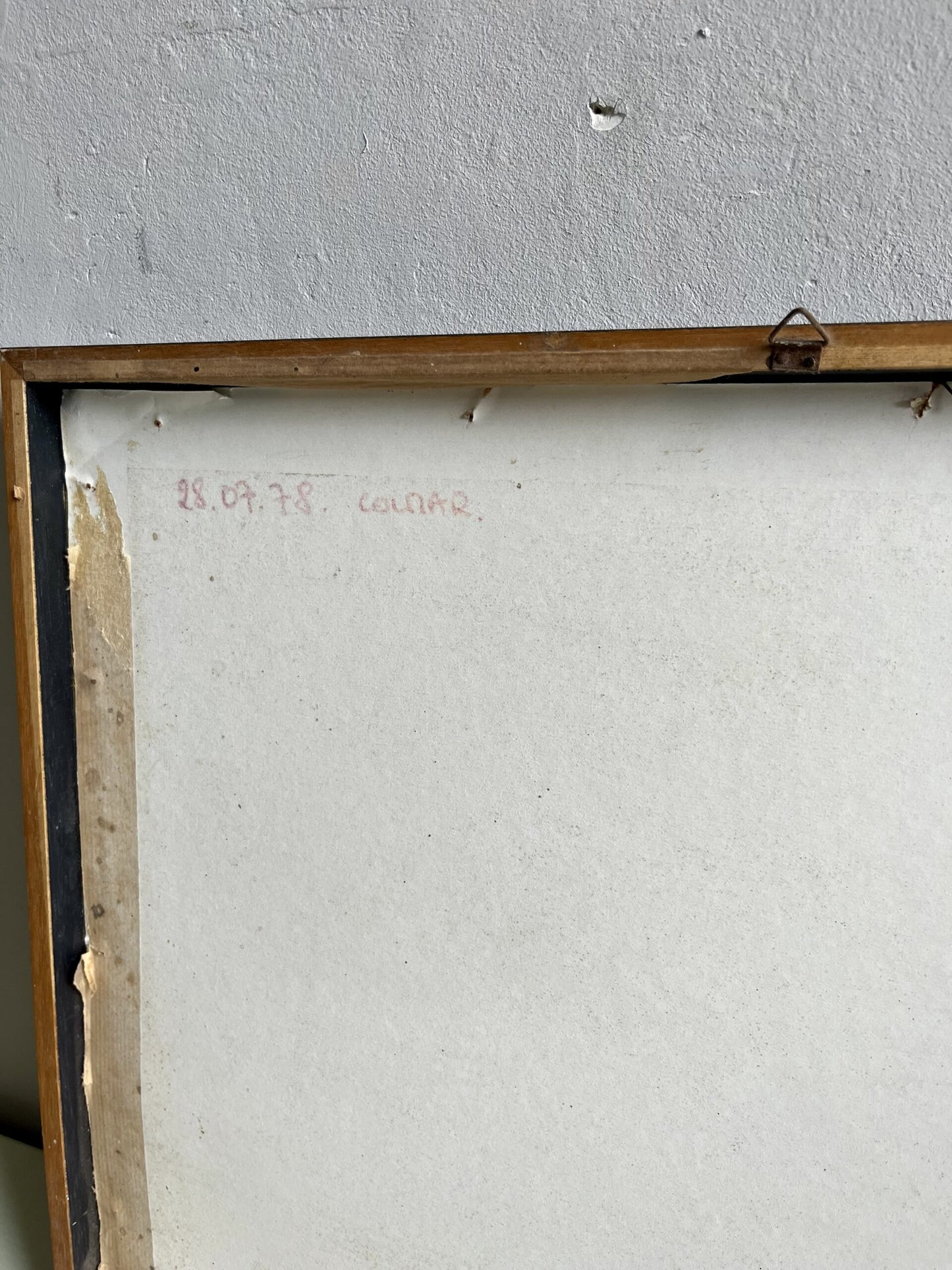 Tableau femme couchée Delacoux