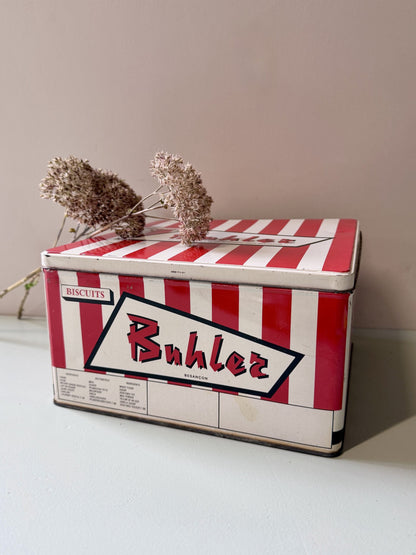 Boîte métallique vintage Buhler