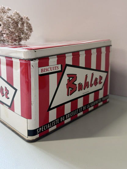 Boîte métallique vintage Buhler