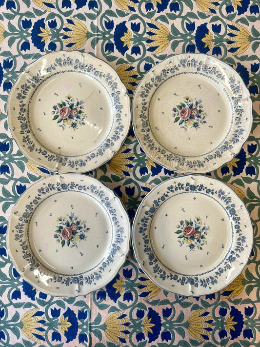 Assiettes plates Niko Flower Garden - lot de 4