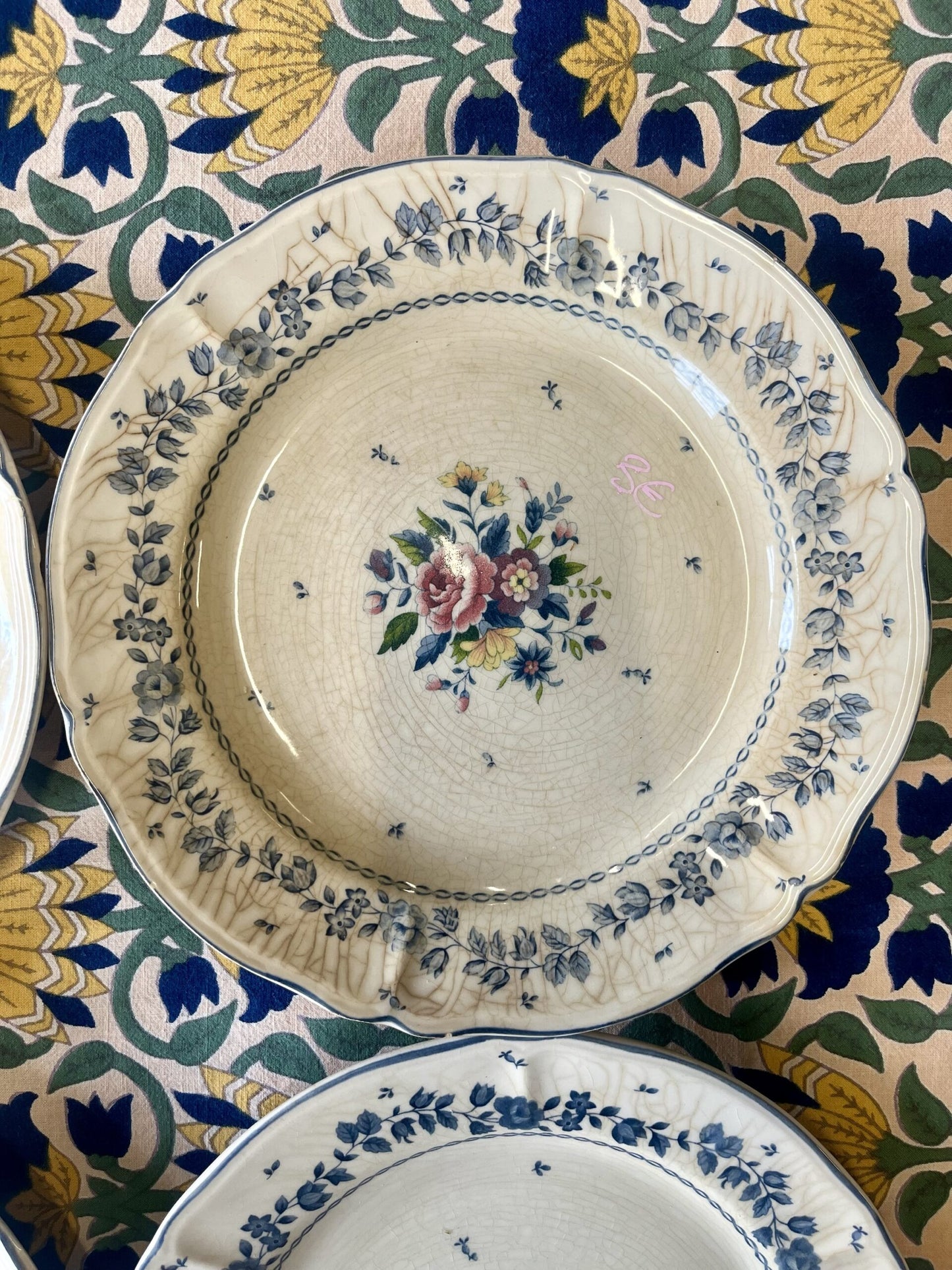 Assiettes plates Niko Flower Garden - lot de 4