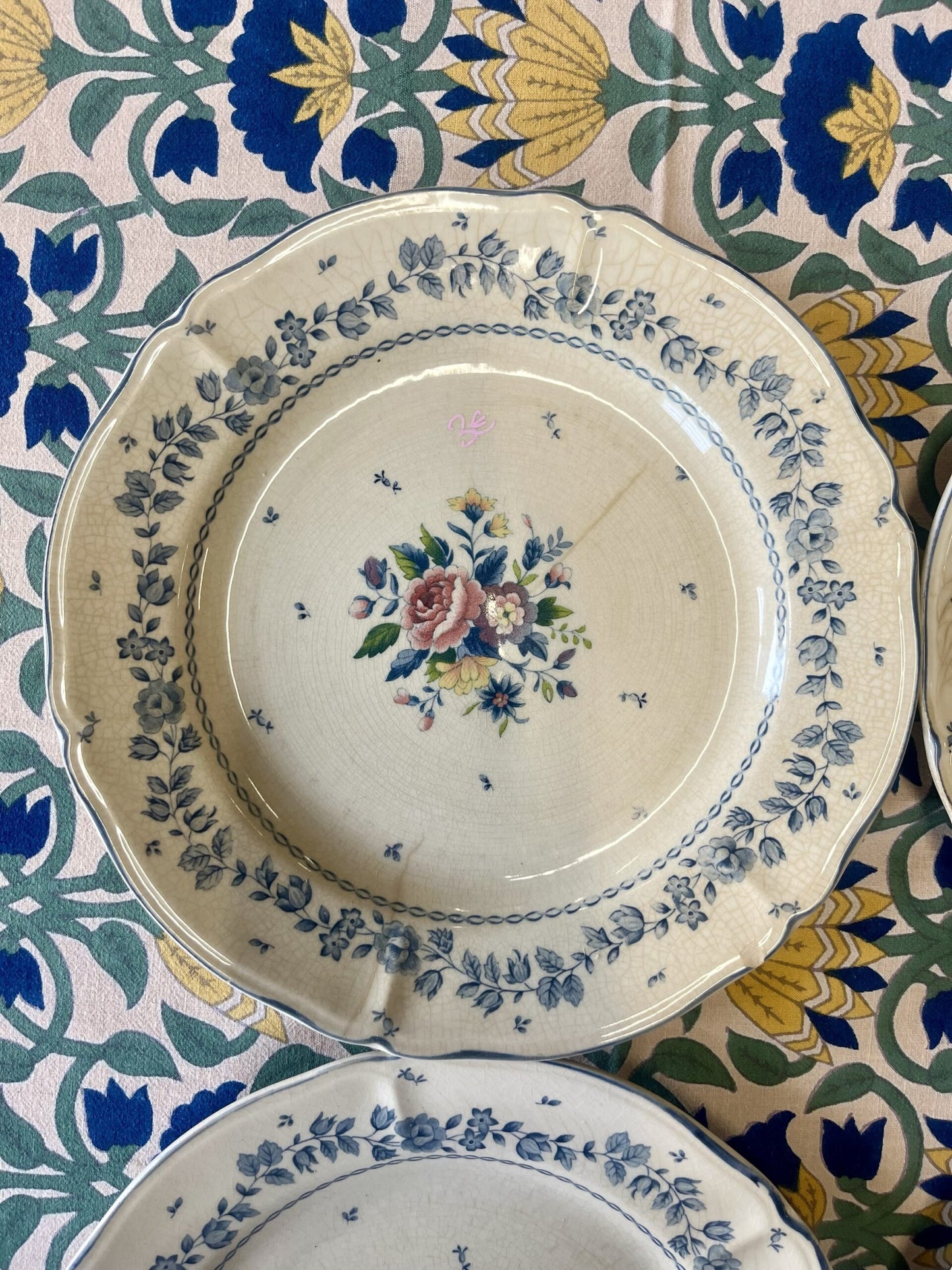 Assiettes plates Niko Flower Garden - lot de 4