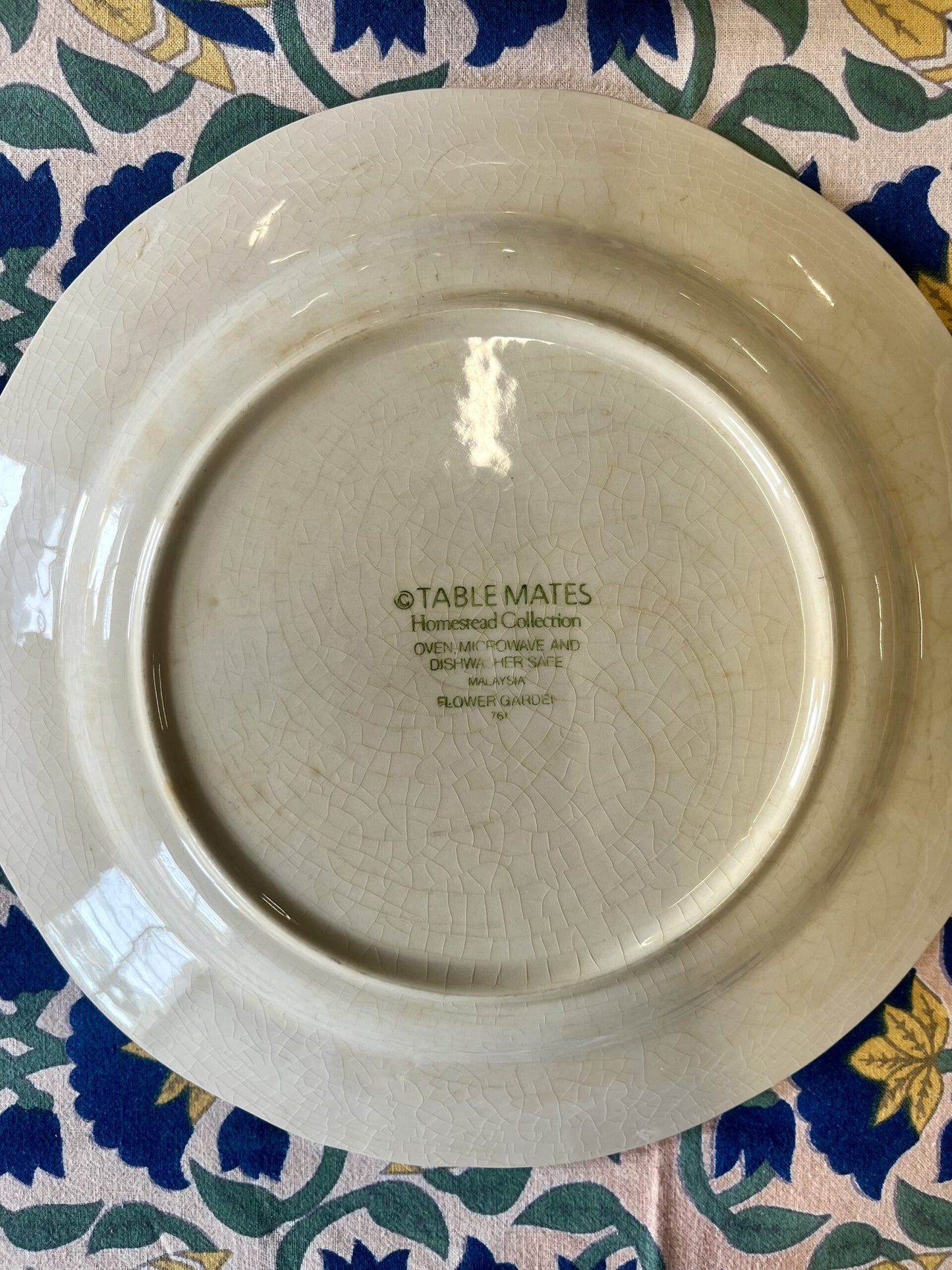 Assiettes plates Niko Flower Garden - lot de 4