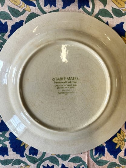 Assiettes plates Niko Flower Garden - lot de 4