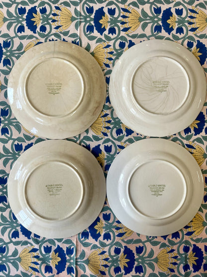 Assiettes plates Niko Flower Garden - lot de 4