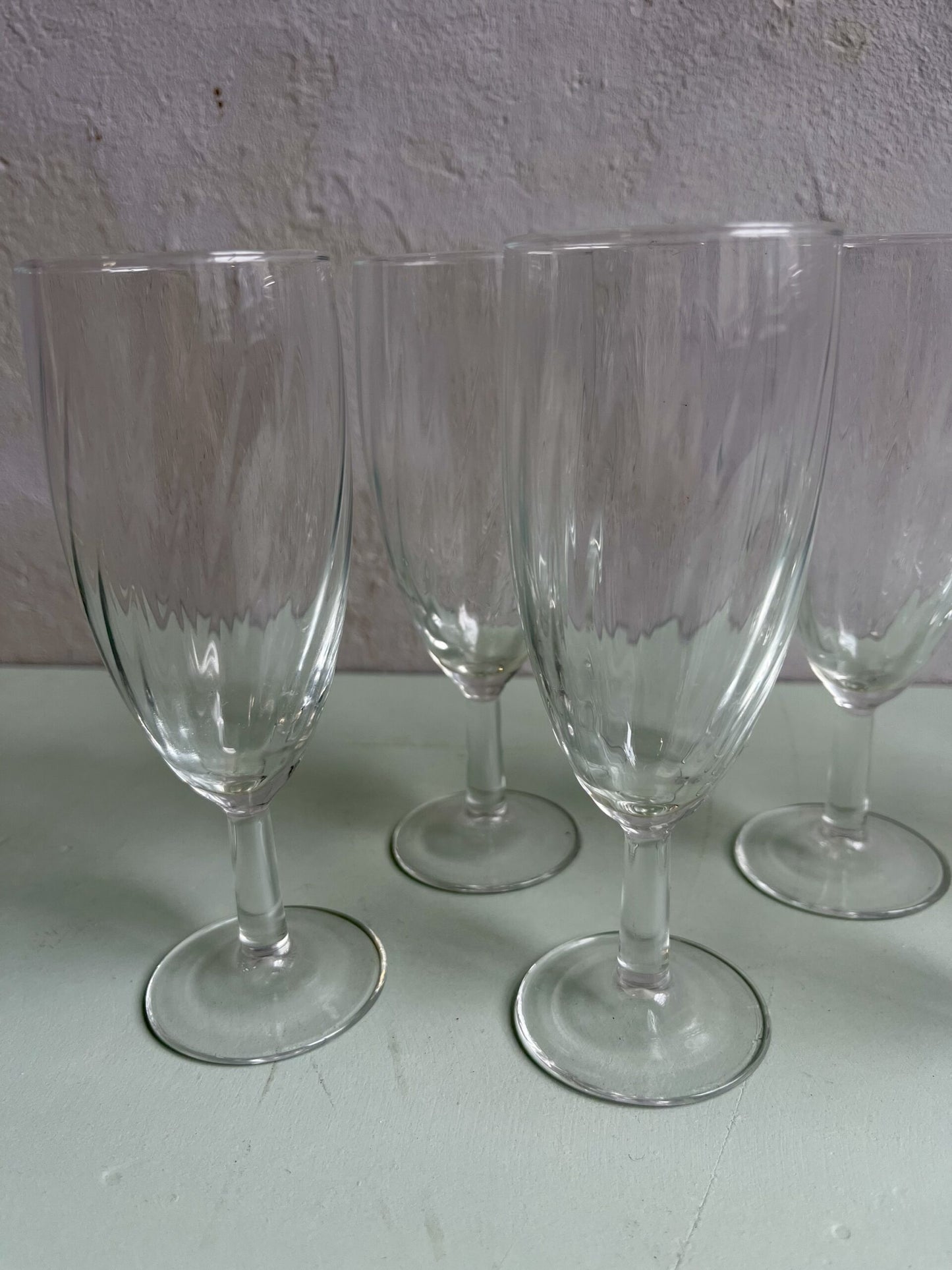 8 coupes en verre