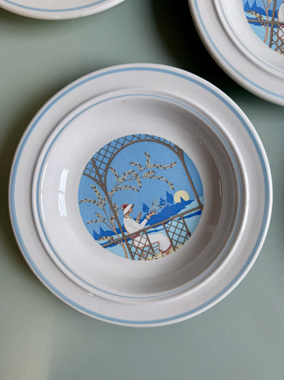 Assiette creuse de Sanmarciano - lot de 6