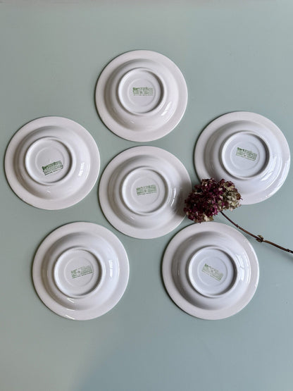 Assiette creuse de Sanmarciano - lot de 6