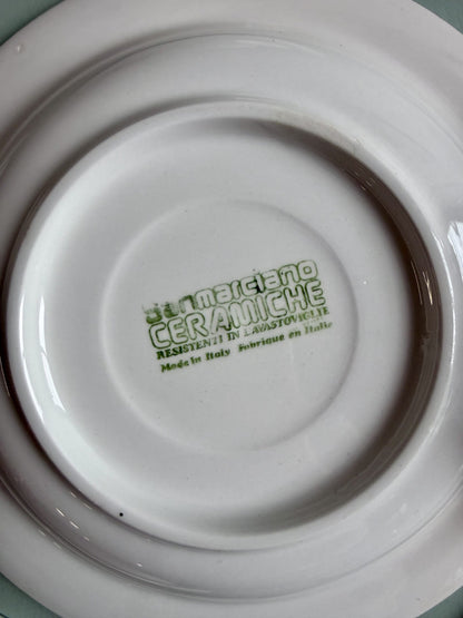 Assiette creuse de Sanmarciano - lot de 6