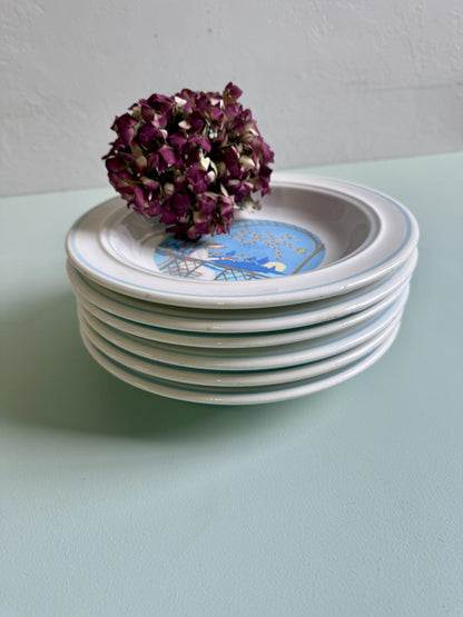 Assiette creuse de Sanmarciano - lot de 6