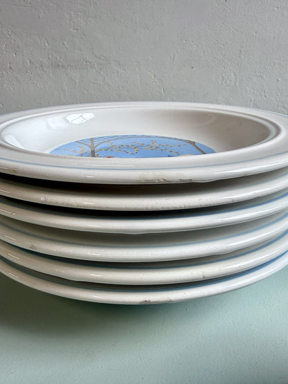 Assiette creuse de Sanmarciano - lot de 6