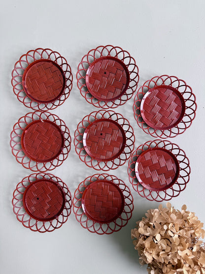 Dessous de verre vintage - lot de 8