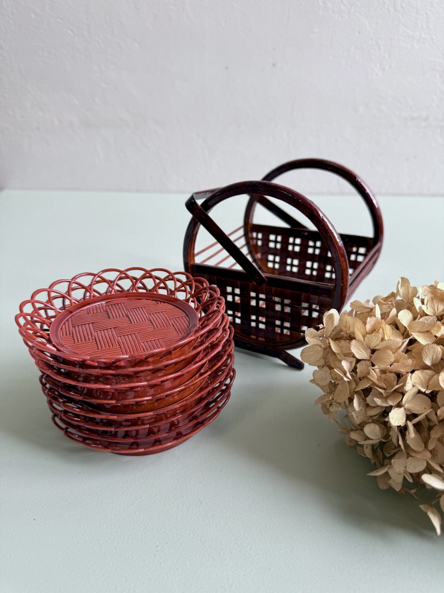 Dessous de verre vintage - lot de 8