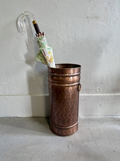 Porte parapluie en cuivre fait main