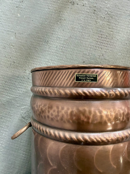 Porte parapluie en cuivre fait main