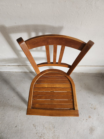Chaise en bois   Patine