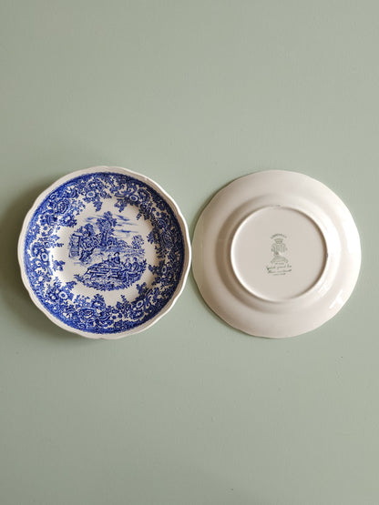 Assiettes à dessert Lunéville style anglais lot de 10   Patine