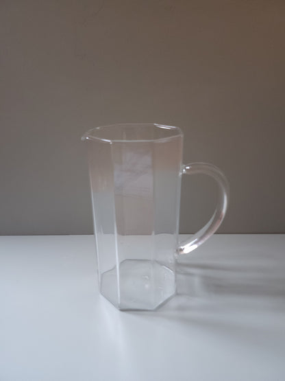 Cruche en verre   Patine