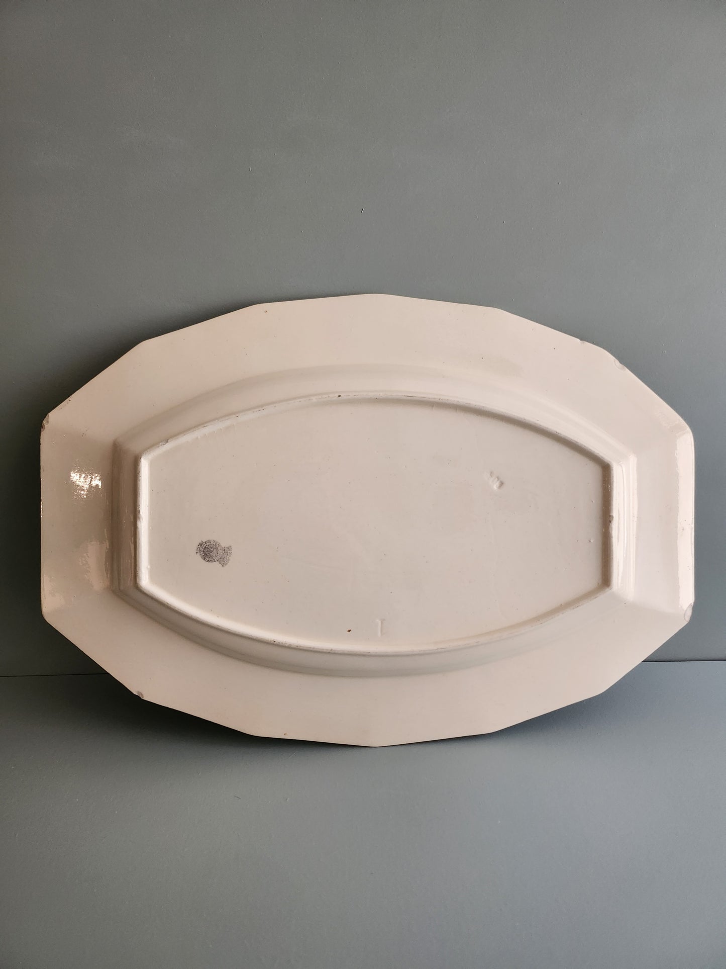 Plat ovale Badonviller fleuri