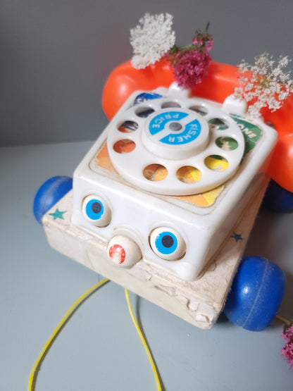 Téléphone Fisher-Price 1961   Patine