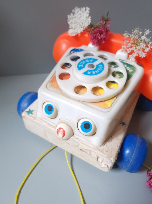 Téléphone Fisher-Price 1961   Patine
