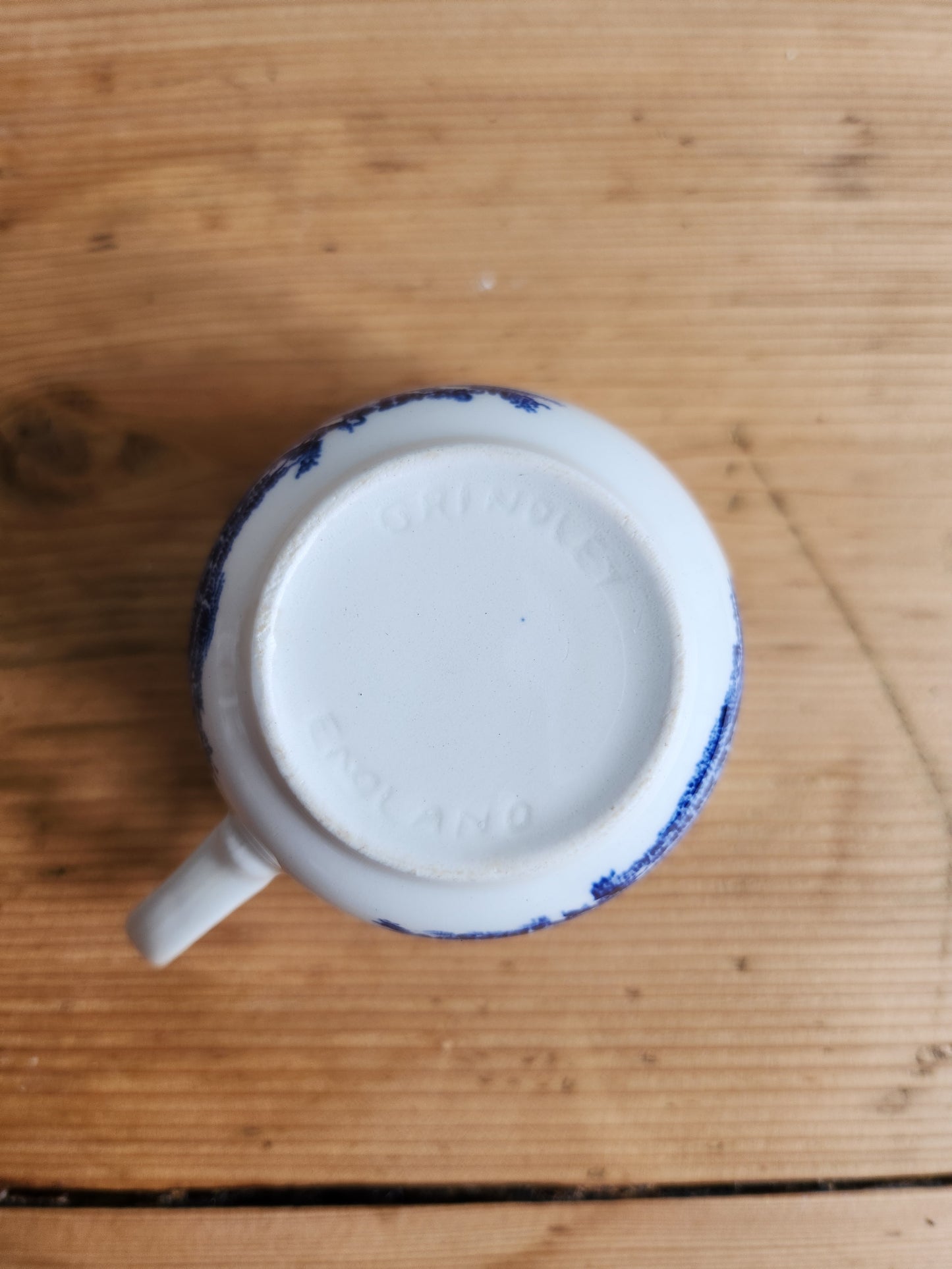 Tasse à café en porcelaine anglaise lot 4   Patine