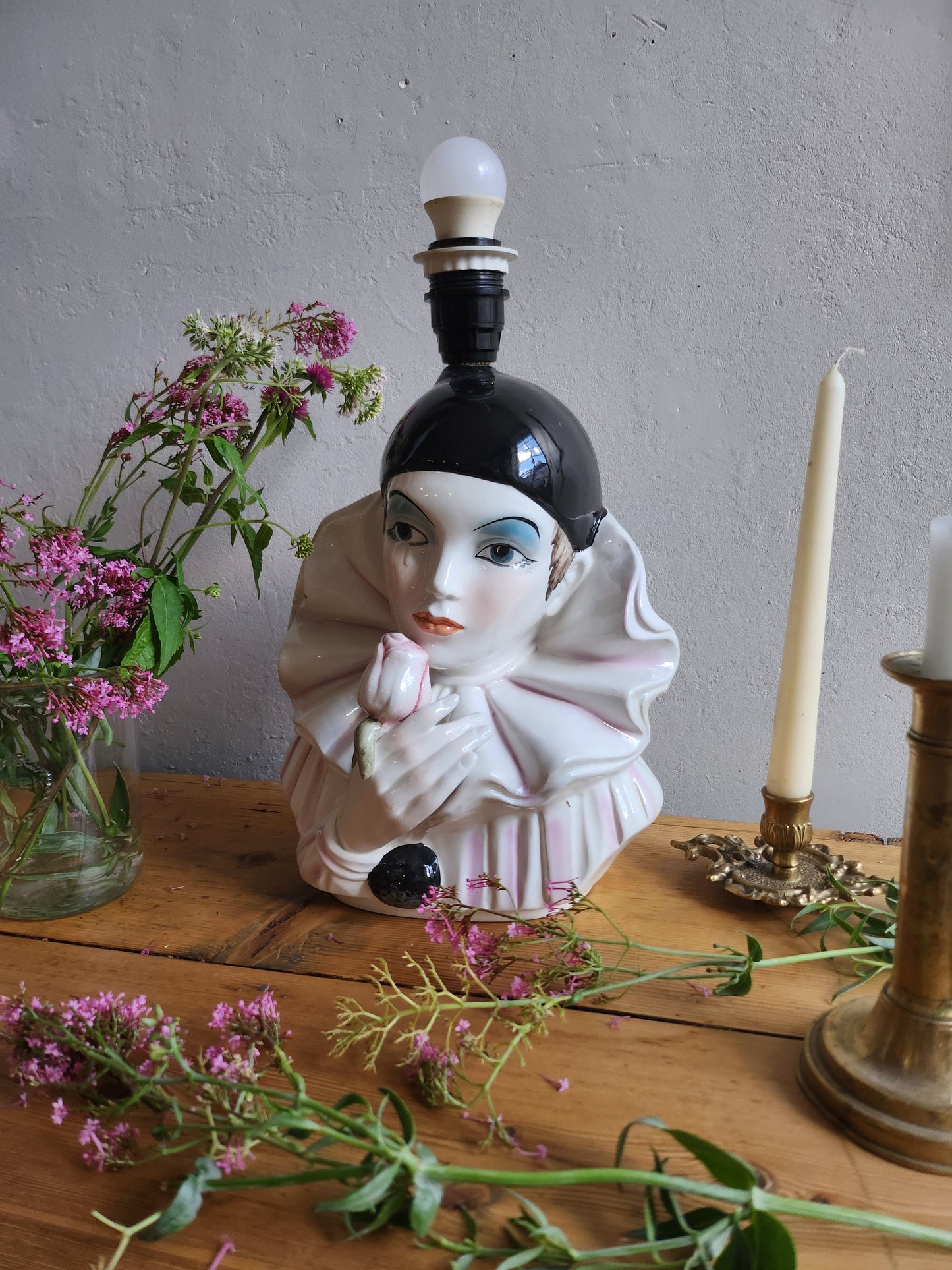 Lampe Pierrot vintage   Patine