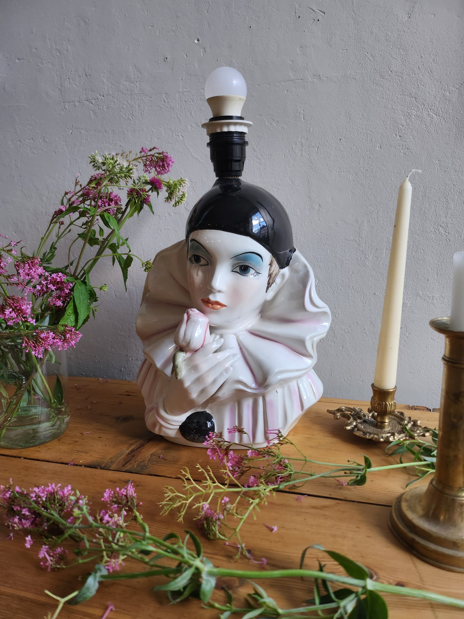 Lampe Pierrot vintage   Patine