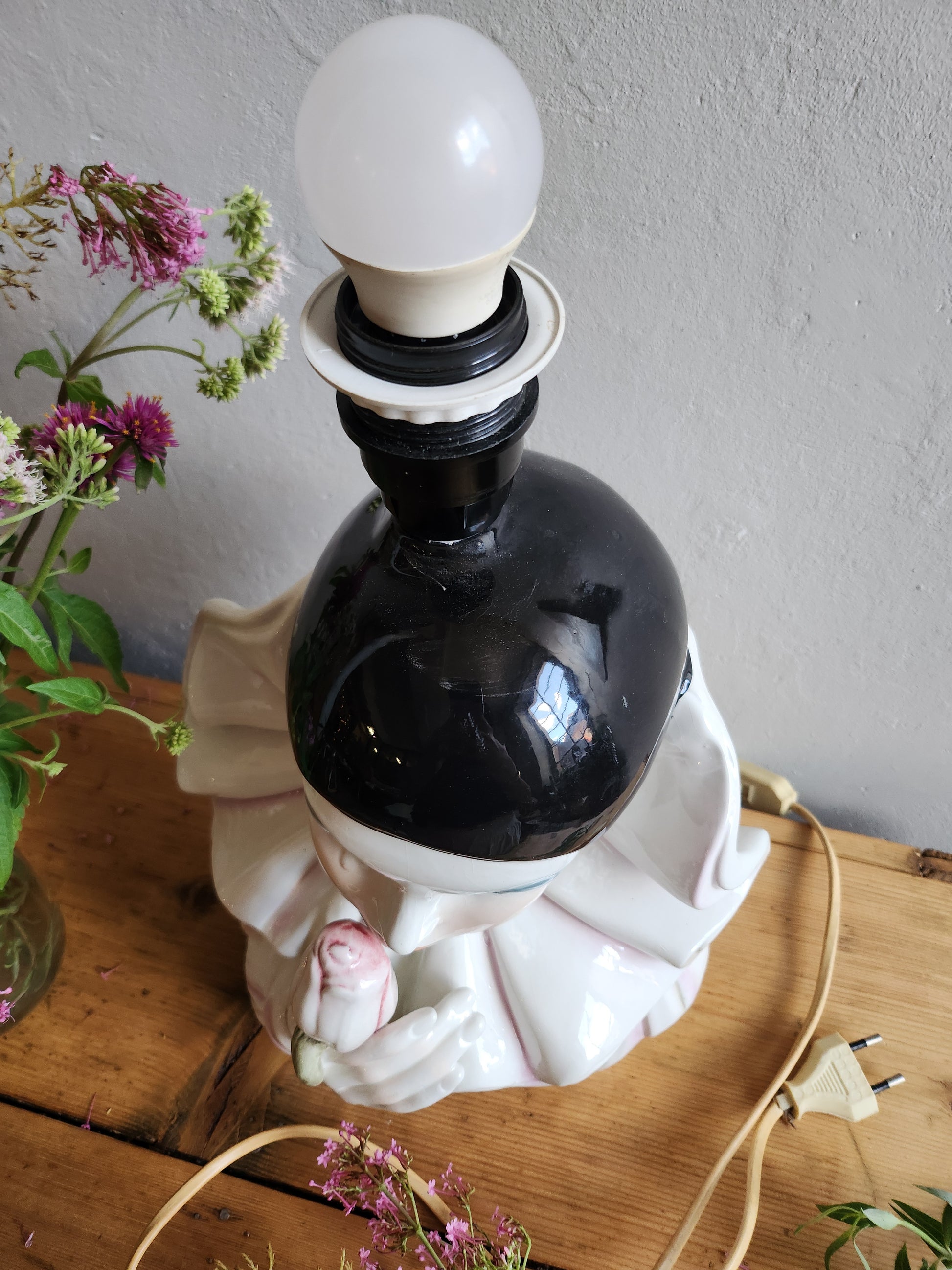 Lampe Pierrot vintage   Patine