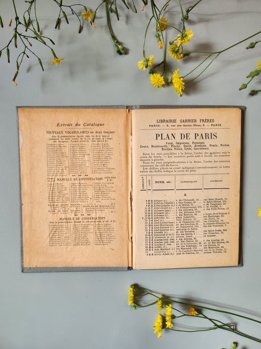 Plan des rues de Paris   Patine
