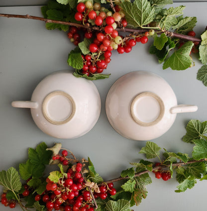 Tasse en porcelaine lot de 2