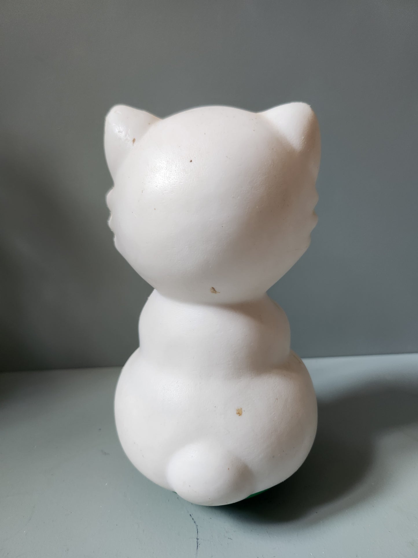 Ancien jouet chat culbuto   Patine