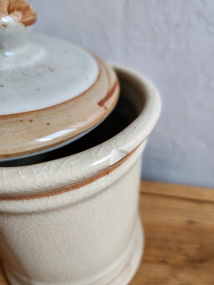 Pots en céramique sel/café lot de 2   Patine