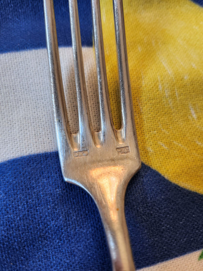 Fourchette en argent lot de 11   Patine
