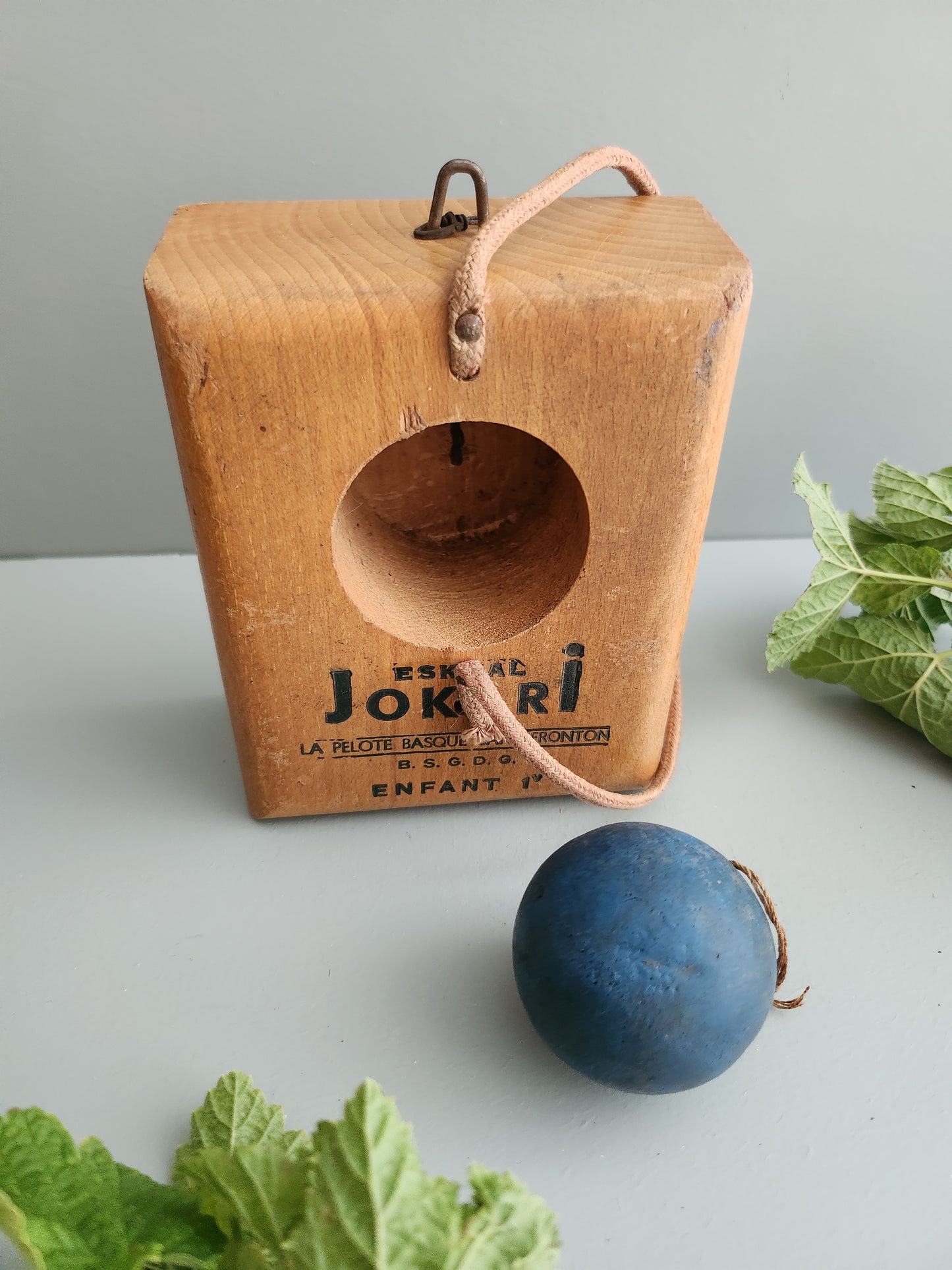 Jeu de Jokari en bois