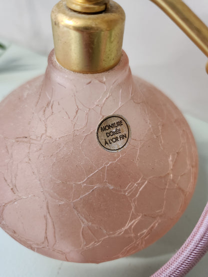 Vaporisateur de parfum rose vintage   Patine